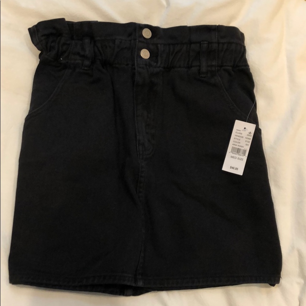 Black Pacsun Paperpag Skirt